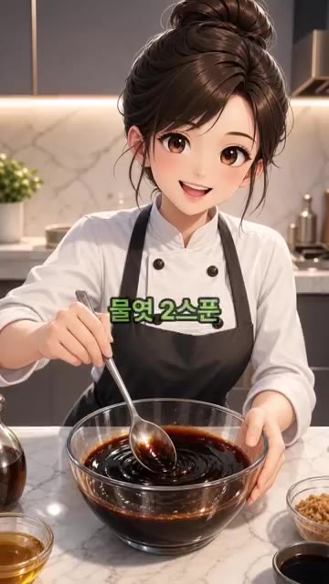 볼에 간장 2큰술, 물엿 2큰술, 흑설탕 2큰술을 넣고 섞어 양념장… — 단짠 닭간장 조림