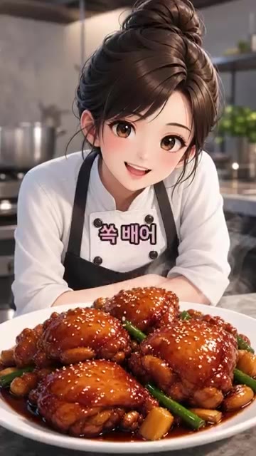 팬에 남은 기름을 닦아내고 간장 양념에 졸여주는 것이 겉은 바삭하고… — 단짠 닭간장 조림