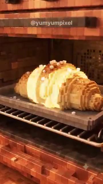 오븐에 넣고 굽는다. — 크림치즈 소금빵 🥐 crispy salt bread