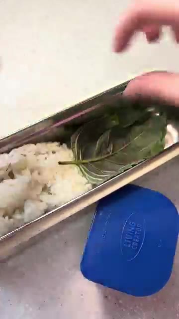 도시락 통에 밥을 담는다. — 프리랜서 떠시락 🍡