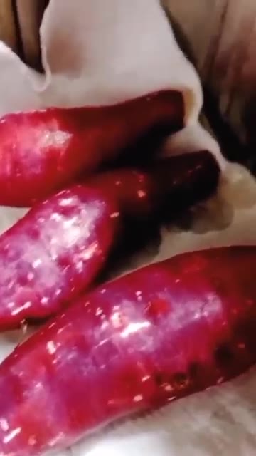 고구마 8개를 깨끗하게 씻어 에어프라이어에 넣고 200도에서 15분… — 에어프라이어 꿀고구마 만들기