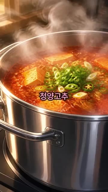 두부 반 모를 썰어 넣고 청양고추 1개를 썰어 넣은 뒤 2분간 더… — 김치찌개에 이것 넣으면 대박남!
