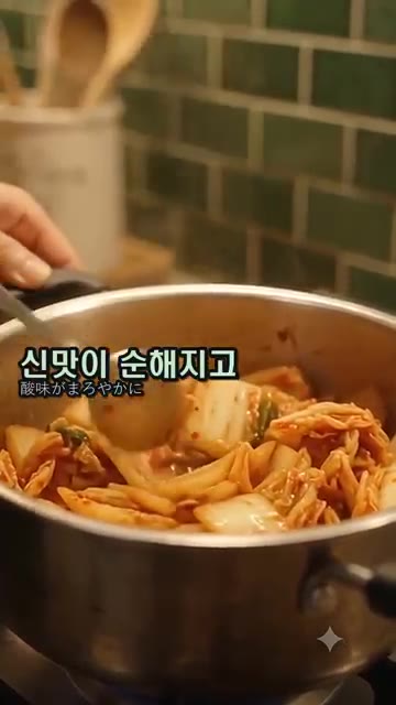 김치가 투명해질 때까지 볶으면 신맛이 순해지고 감칠맛이 살아납니다.… — 골목 찌개집 사장님 비법! 물부터 붓지 않는 진하고 얼큰한 김치찌개