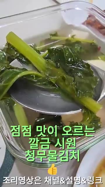 국물 장조림의 아롱사태를 집게로 들어 보여주며 부드러움을 강조한다. — 26년 가을 집밥일기: 청양 데리야끼 닭다리살과 다양한 김치, 장조림 등
