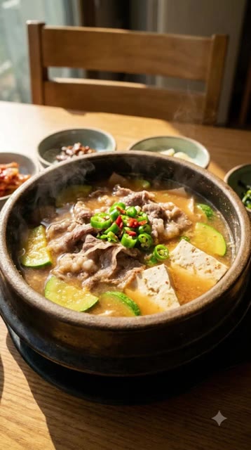 팬에 우삼겹을 넣고 볶아 기름을 낸다. — 육수 없이 식당 맛 내는 우삼겹 된장찌개 종이컵 황금비율! 점심 고민 끝