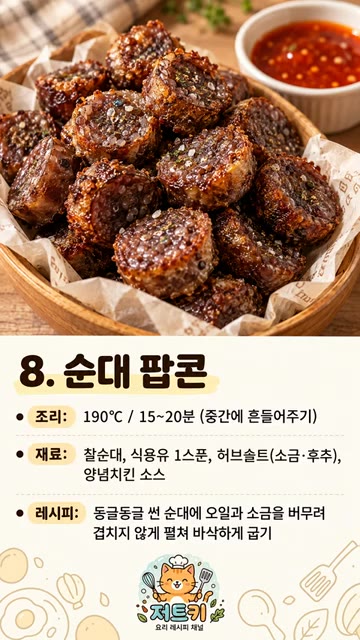 식빵에 버터, 다진 마늘, 연유, 파슬리를 섞은 소스를 골고루 바른… — 에어프라이어 꿀레시피 10가지