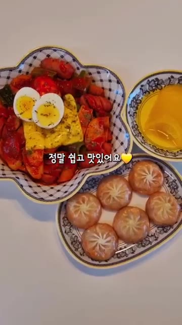 학교 앞 떡볶이가 완성되었습니다. 정말 쉽고 맛있어요. — 학교 앞 떡볶이 초간단 레시피 🍡