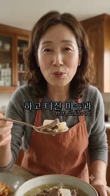 국간장으로 간을 맞추고 다진 마늘과 대파를 넣어 한소끔 더 끓여주세요. — 동네 식당 이 사장님의 비법! 깊고 시원한 소고기뭇국 레시피