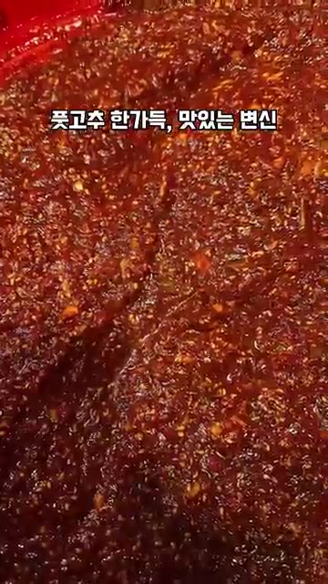 양념에 버무린 풋고추를 맛있게 즐긴다. — 풋고추 한가득, 맛있는 변신