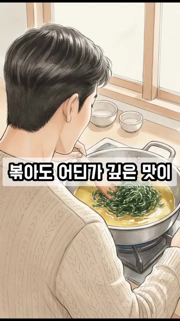 마른 미역을 충분히 불린 뒤 깨끗이 헹궈 준비합니다. — 미역국 국물 밍밍하다면? 물 붓기 전 '이것' 한 스푼!