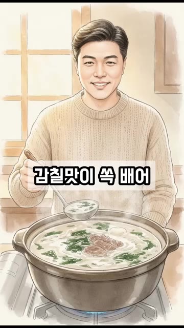 마지막으로 국물 맛을 보고 필요하면 국간장이나 소금으로 간을 조절하… — 미역국 국물 밍밍하다면? 물 붓기 전 '이것' 한 스푼!