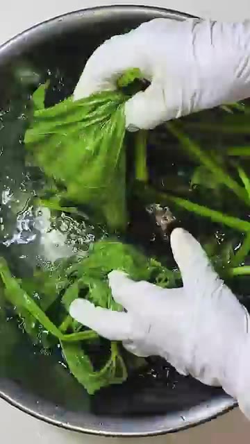 쌀뜨물에 다시마, 건표고, 다시멸치를 넣고 10분간 끓여 육수를 낸… — 호박잎을 넣은 구수한 된장찌개 레시피