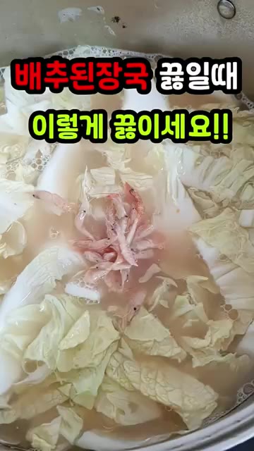 배추 우거지 된장국을 끓일 때 이렇게 끓이면 국물이 정말 구수합니다. — 배추우거지된장국 끓이는 법