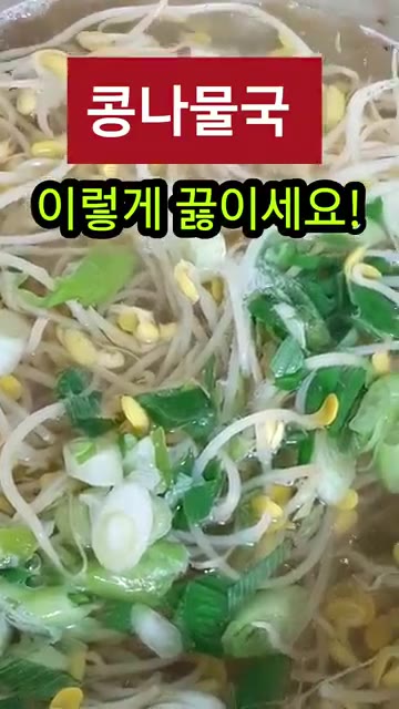 다진 마늘 1/2큰술, 국간장 1큰술, 소금으로 간을 맞춘다. — 콩나물국 이렇게 끓이면 시원하고 맛있어요