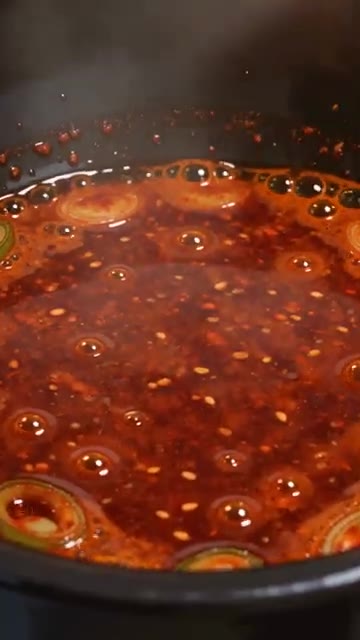 멸치육수 300ml를 붓고 끓인다. — 순두부찌개 레시피 🔥 매콤하고 뜨끈한 뚝배기 순두부찌개 한 그릇 | Sundubu-jjigae (Soft Tofu Stew)