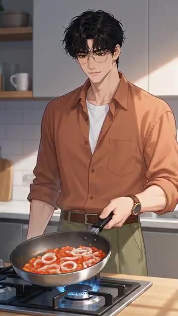 팬에 올리브유를 두르고 토마토소프리토와 마늘을 볶는다. — 해물 빠에야 레시피 🍤 집에서 팬 하나로 완성하는 사프란 해물빠에야