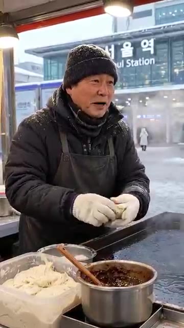 호떡 반죽에 호떡 소를 1스푼 넣고 잘 오므려 줍니다. 팬에 식용유… — 따뜻한 꿀호떡 만들기