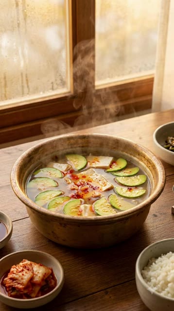 재료가 모두 익을 때까지 푹 끓여 시원한 동태탕을 완성한다. — 식당 사장님도 놀란 동태탕 종이컵 황금비율! 비린내 없이 시원하게 끓이는 법