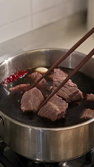 끓어오르면 중불로 줄여 30분간 끓인다. — 아이들이 밥 세 공기 비운 장조림