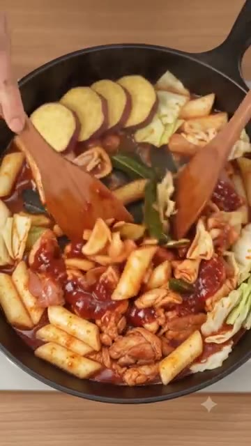 닭고기에 양념장의 2/3와 카레가루 1큰술을 넣고 10~20분간 재… — 집에서 뚝딱 만드는 매콤달콤 닭갈비 레시피 (feat. 카레가루 한 끗)