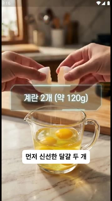 계란 2개를 톡 깨서 부드럽게 풀어주세요. — 10분 완성! 촉촉한 일본식 계란덮밥 (타마고동)