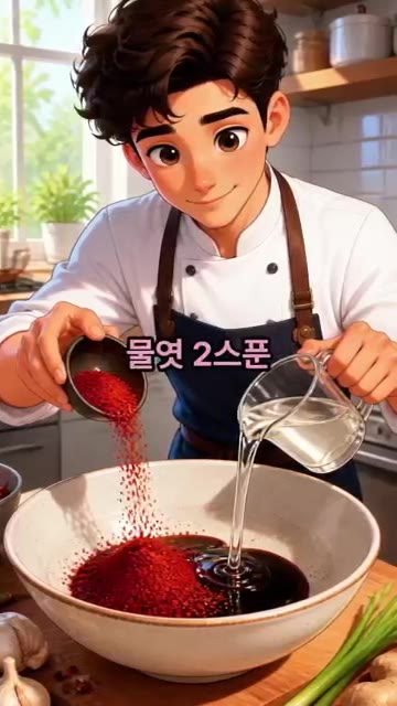 볼에 고춧가루 3스푼, 간장 2스푼, 멸치액젓 1스푼, 다진 마늘… — 무말랭이에 이것 넣으면 대박남! 초간단 무말랭이 무침