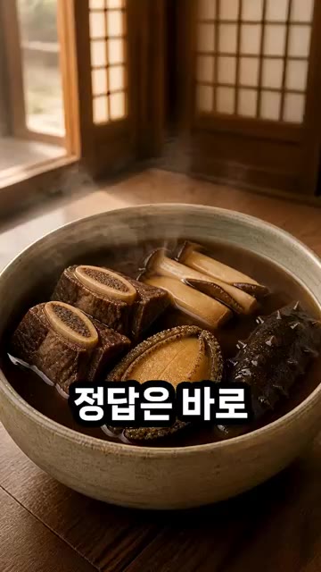 만든 국물에 배추 속대, 콩나물, 무를 넣고 푹 끓인다. — 조선시대 최초의 배달 음식, 효종갱 레시피