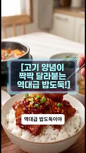 밥 위에 푸짐하게 올려 양념이 쫙 달라붙는 역대급 밥도둑 목살갈비찜… — 뼈 바를 필요 없는 극강의 쫀득함! 마늘 폭탄 목살갈비찜 만들기 🧄🥩
