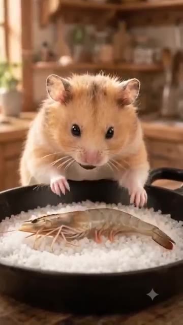 대하는 깨끗이 씻고 긴 수염과 뾰족한 부분을 손질한다. — 햄스터 셰프의 대하 소금구이