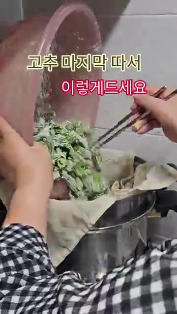 고추 600g을 깨끗하게 씻어 꼭지와 끝부분을 잘라줍니다. — 고추 마지막 따서 이렇게 드세요