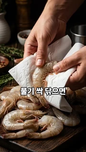 뚜껑을 덮고 2~3분간 익혀주세요. 새우가 주황색으로 변하면 속까지… — 대하구이, 이제 소금 깔지 마세요!