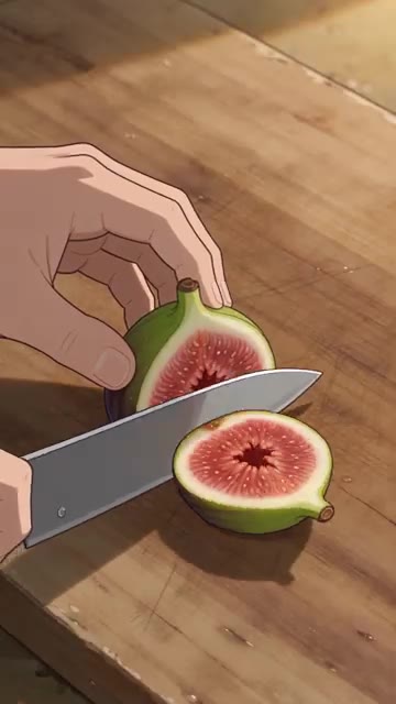 무화과를 찬물에 헹궈 꼭지를 다듬고 십자로 갈라 네 조각으로 나눕니… — 무화과 샐러드 🥗 발사믹 드레싱을 두른 가을 한 접시 | Fig Salad