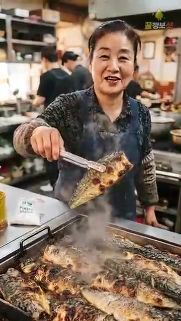 고등어의 지느러미를 자르고 내장과 핏물을 제거합니다. — 고등어구이 밀가루 없이 껍질 바삭하게 굽는 법