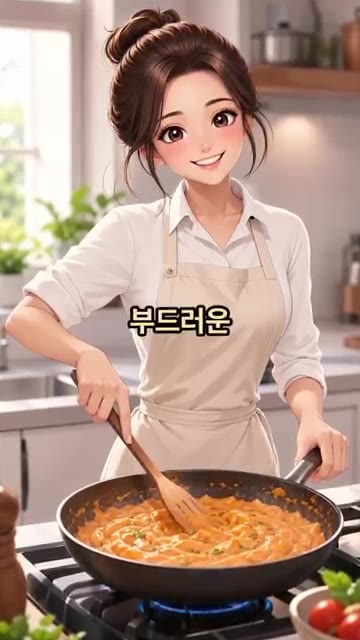 마늘 기름에 버터를 1:1로 볶아 녹이는 것이 부드러운 고소함과 매… — 고추장 파스타 레시피
