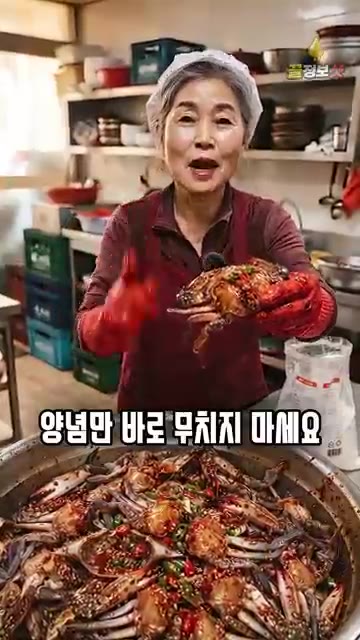 양념게장을 만들 때 양념이 겉돌거나 물이 생기는 것을 방지하기 위해… — 양념게장 양념만 바로 무치지 마세요 🦀 이거 하나면 물 안 생기고 착 붙어요