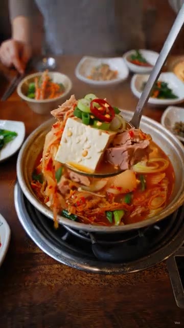 김치가 부드러워지고 국물이 우러나올 때까지 끓여 완성한다. — 참치 김치찌개 황금 레시피