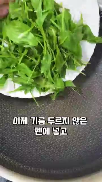 준비한 질경이를 찜기에 넣고 약 5분간 쪄줍니다. — 기관지 건강과 이뇨작용에 좋은 질경이, 이렇게 드셔보세요
