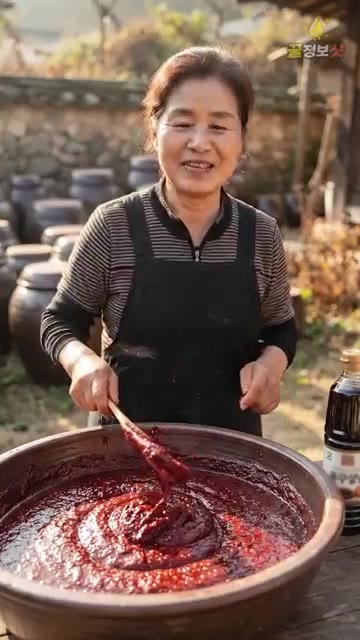 고추장을 담글 때 굵은 소금 대신 국간장을 사용하면 텁텁함 없이 깊… — 고추장 담글 때 소금 대신 국간장으로 깊은 맛 내는 비법