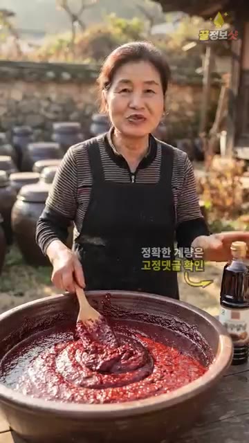 국간장을 사용하면 엿기름물을 덜 졸여 농도를 맞추고, 간이 싱거우면… — 고추장 담글 때 소금 대신 국간장으로 깊은 맛 내는 비법