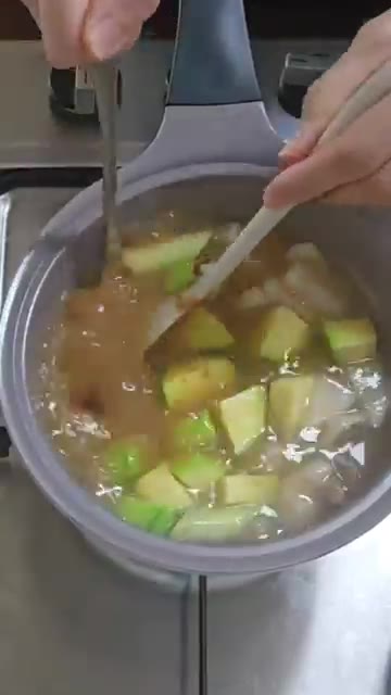 고춧가루, 설탕, 멸치 가루, 새우 가루를 넣고 뚜껑을 닫아 애호박… — 두고두고 써먹을 차돌 된장찌개 레시피