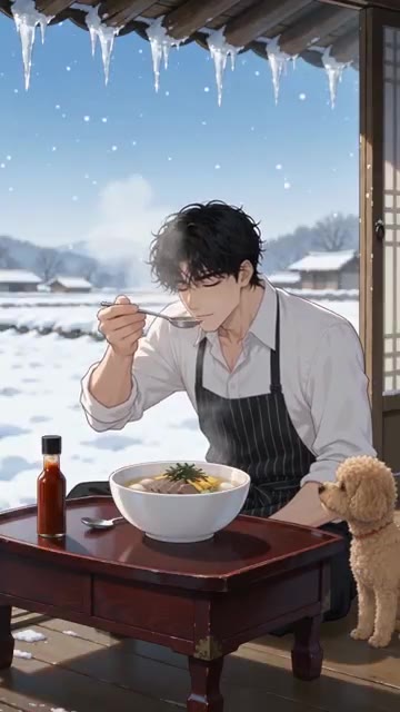 그릇에 떡국을 담고 찢은 양지와 채 썬 달걀 지단, 김가루를 고명으… — 설날 떡국 레시피