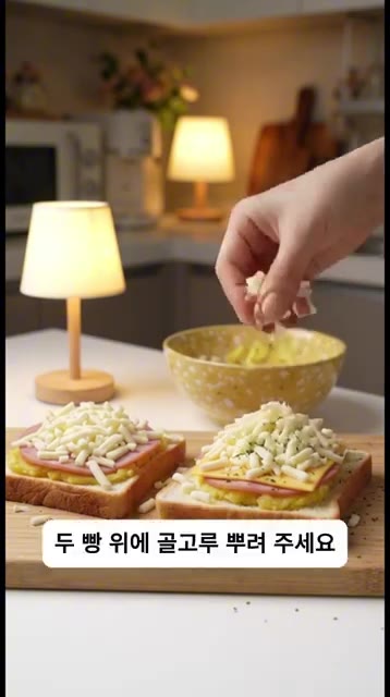 모짜렐라 치즈를 듬뿍 올리고 파슬리 가루를 골고루 뿌려 주세요. — 집 고구마의 화려한 변신!! [고구마 크로크무슈]