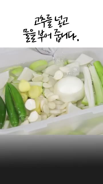 실온에서 발효시킵니다. — 무설탕 간단 동치미✅무·소금만 있으면 끝👍풀, 믹서 없이 쉽게 만드는 법