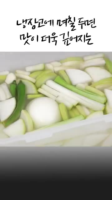 냉장고에 넣어 며칠 두면 맛이 더 깊어집니다. — 무설탕 간단 동치미✅무·소금만 있으면 끝👍풀, 믹서 없이 쉽게 만드는 법