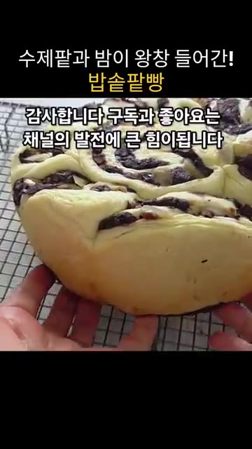 반죽을 밥솥에 7개 넣고 랩을 씌워 따뜻한 곳에서 2배 부풀 때까지… — 수제팥과 밤이 왕창 들어간 밥솥 팥빵 만들기