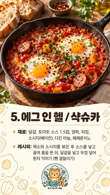 다진 마늘과 베이컨을 볶고 소스를 부어 끓인 뒤 누룽지를 넣고 5~… — 기분 좋은 하루를 시작하는 아침 메뉴 10선