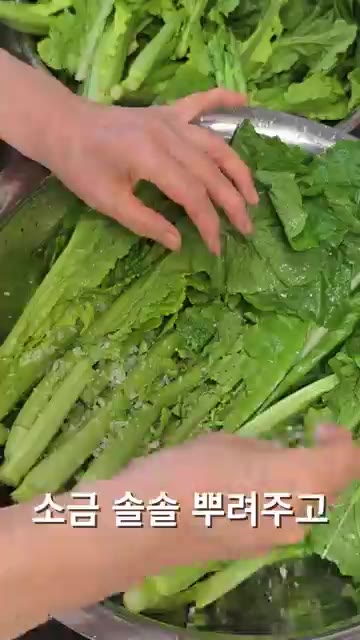 갓을 절이기 위해 물 1리터당 굵은소금 50~70g 정도의 비율로… — 알싸매콤 톡쏘는 여수돌산갓김치!