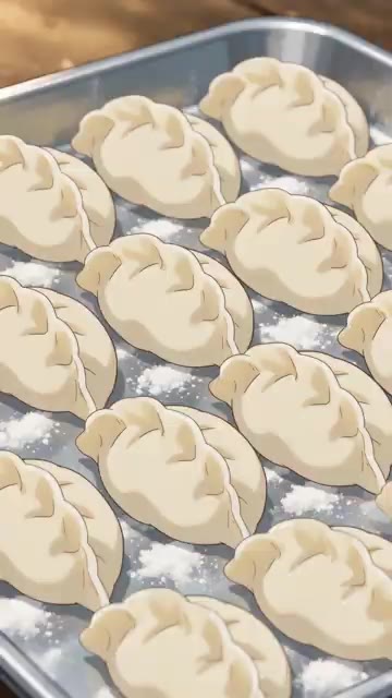 만두피에 소를 채워 빚습니다. — 김치만두 레시피 🥟 돼지고기·두부 넣고 대나무 찜기에 찌는 여름 저녁 만두 | Steamed Kimchi Dumplings