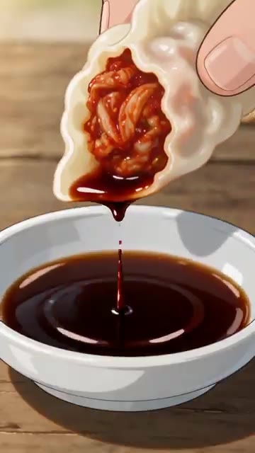 그릇에 담아 대파를 뿌리고 간장·식초 소스를 곁들여 냅니다. — 김치만두 레시피 🥟 돼지고기·두부 넣고 대나무 찜기에 찌는 여름 저녁 만두 | Steamed Kimchi Dumplings