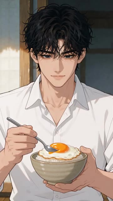 간장을 가늘게 둘러 마무리한다. — 간장계란밥 레시피 🍳 계란프라이 하나로 뚝딱 비벼 먹는 간장밥